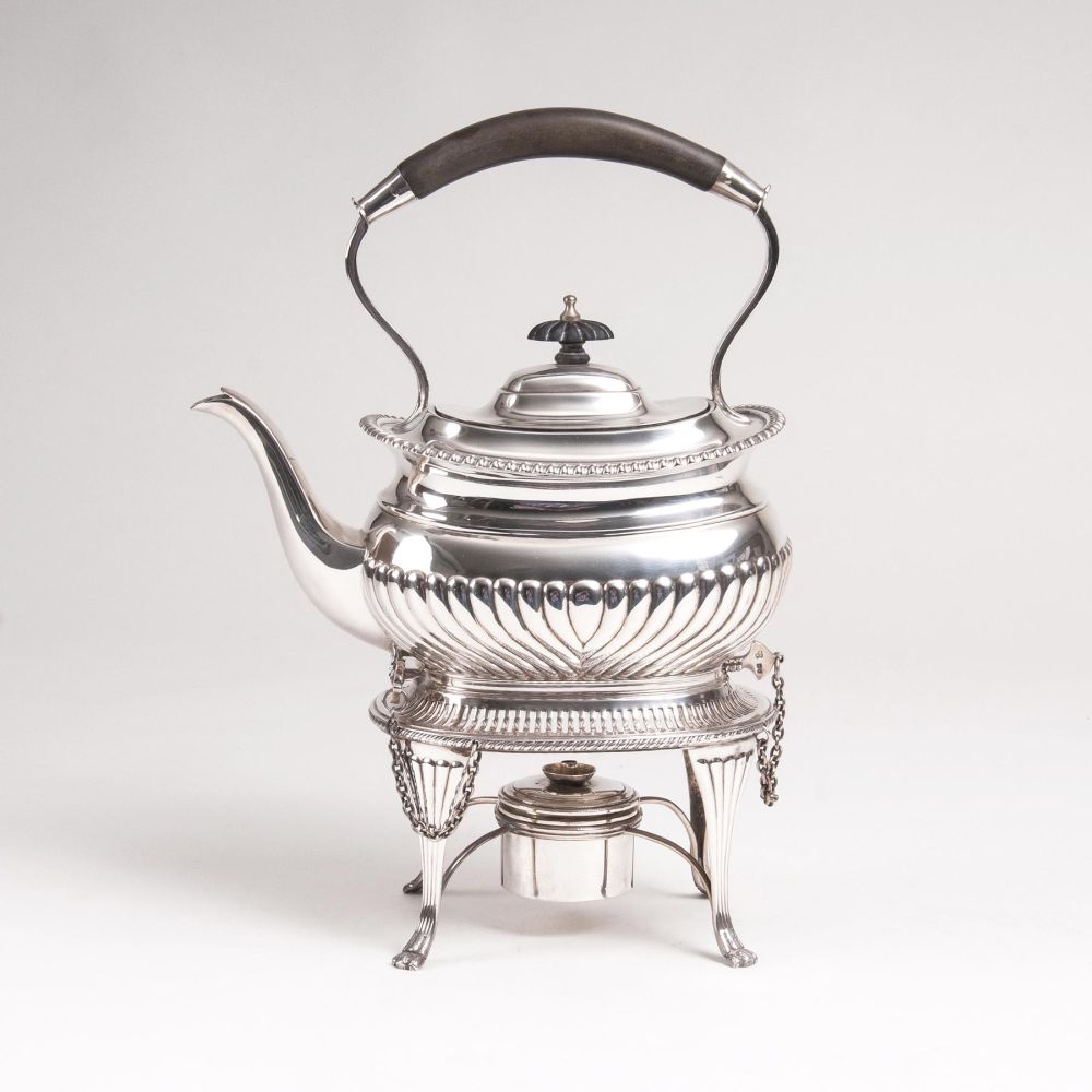 An English Tea Pot on Rechaud