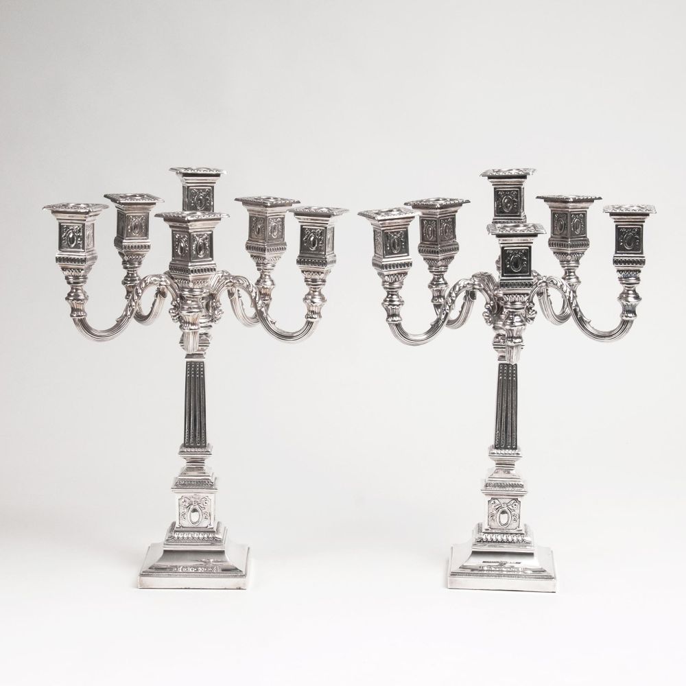 A Pair of Candelabras in an Empire Style