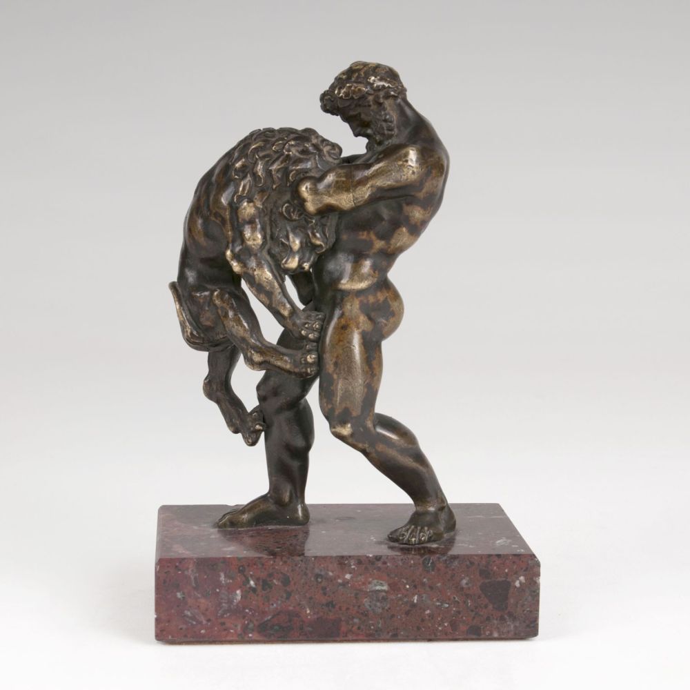 An Important Bronze Sculpture 'Hercules and the Nemean Lion' - image 2