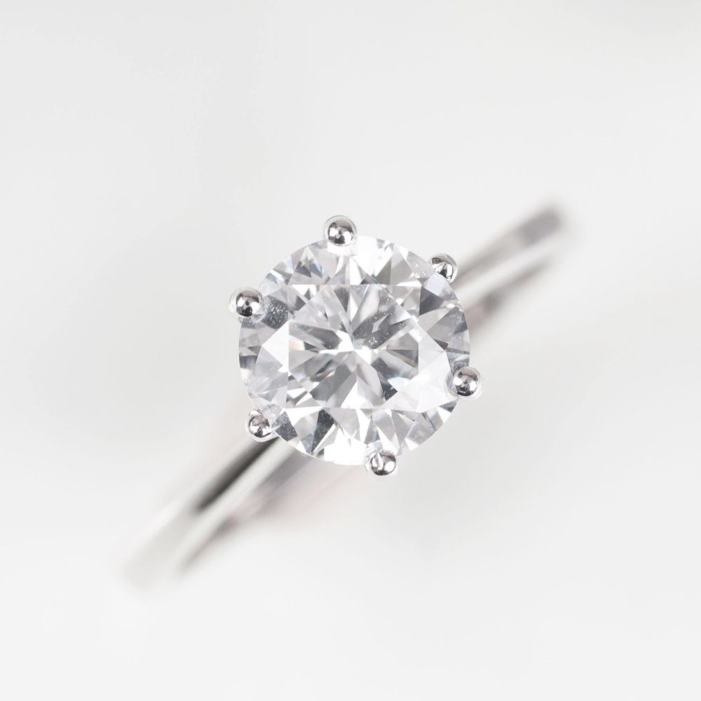 A Solitaire Diamond Ring - image 2