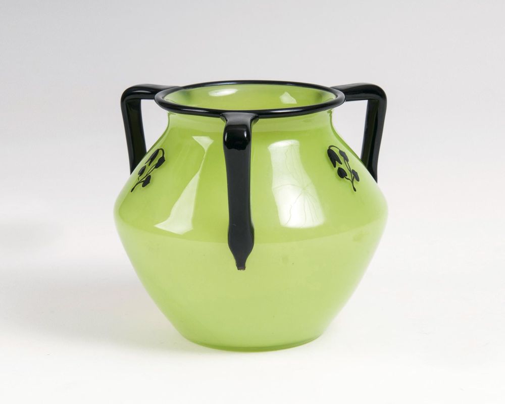 A Three-Handle Tango Glass Vase