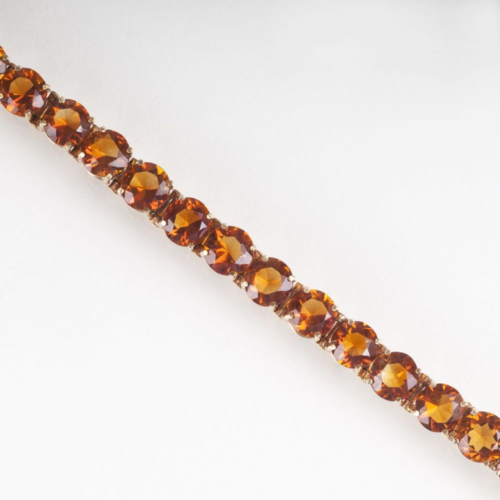 A Gold Bracelet with Citrines - image 2