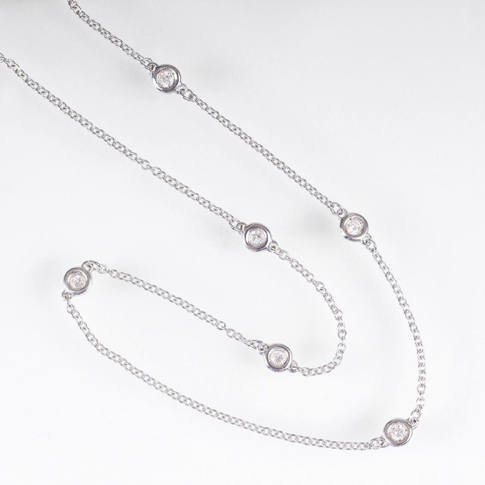 A Delicate Diamond Necklace