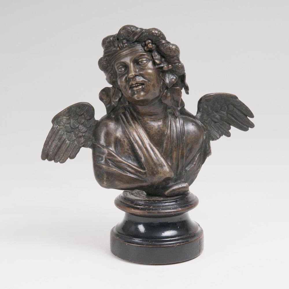 A Bust 'Winged Bacchus'