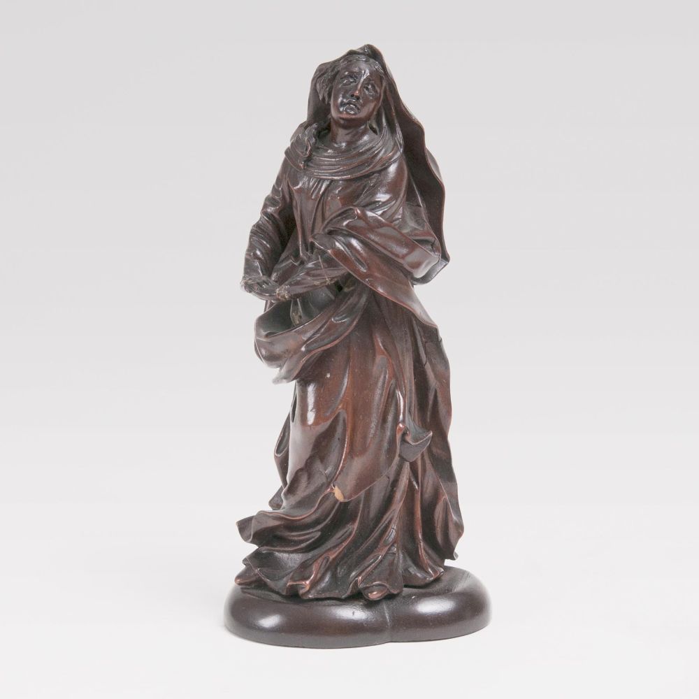 Figur 'Trauernde Maria' aus einer Kreuzigungsgruppe
