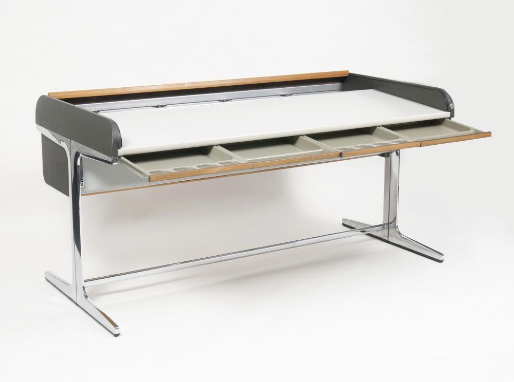 A Lowdesk Rolltop Action Office - image 2