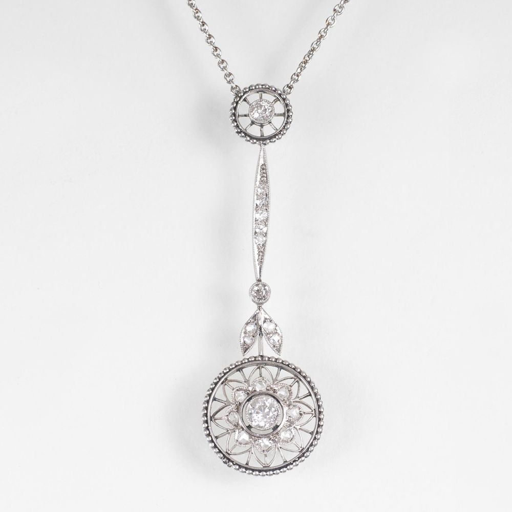 Jugendstil-Diamant-Collier