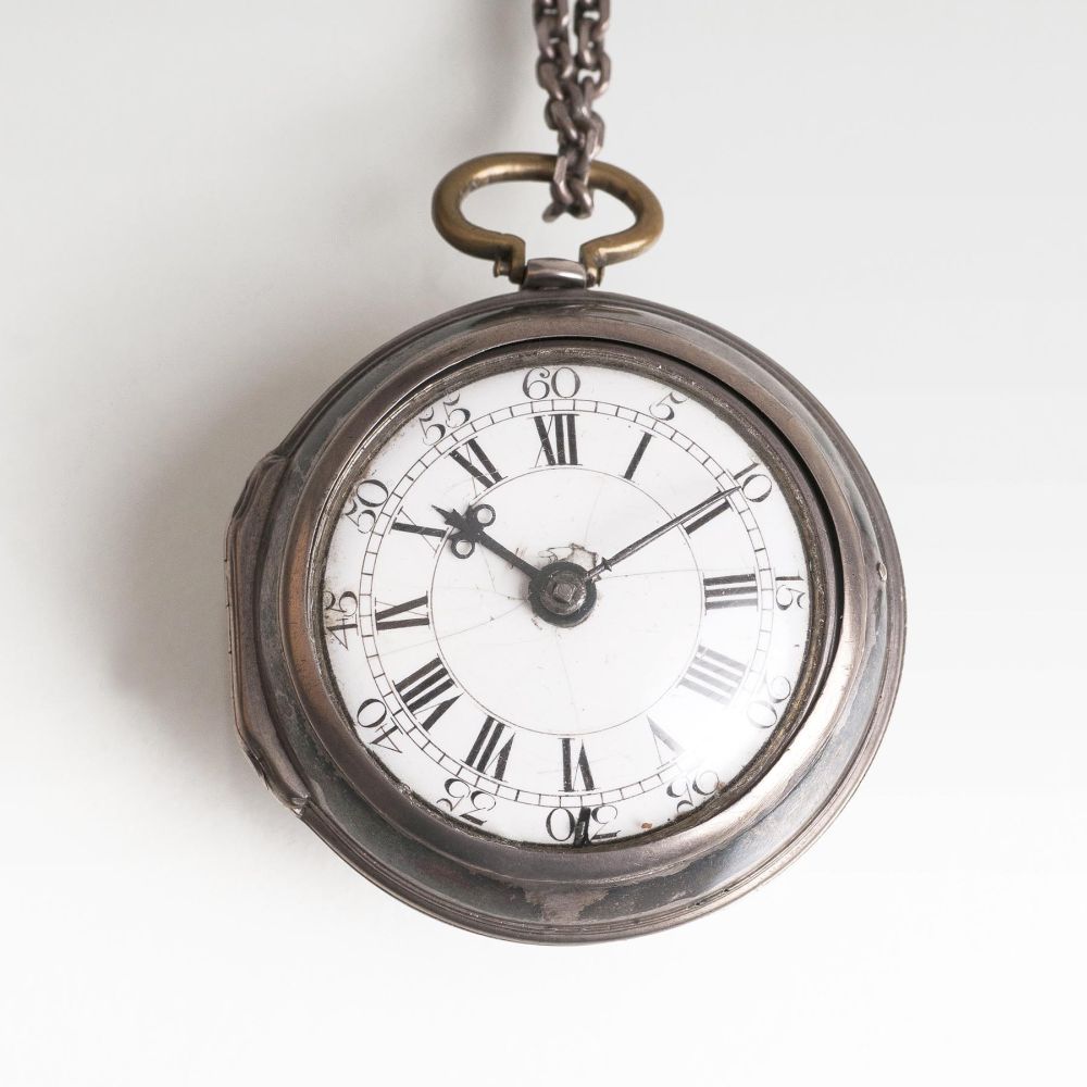 Georgian Spindeltaschenuhr von Wm. West