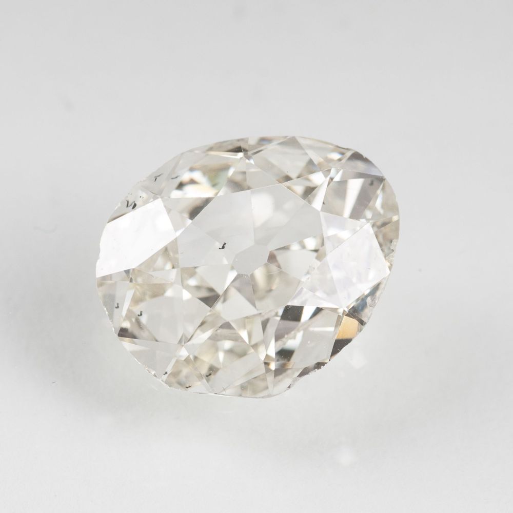 A very rare, highcarat old cut diamond in pear shape - image 2