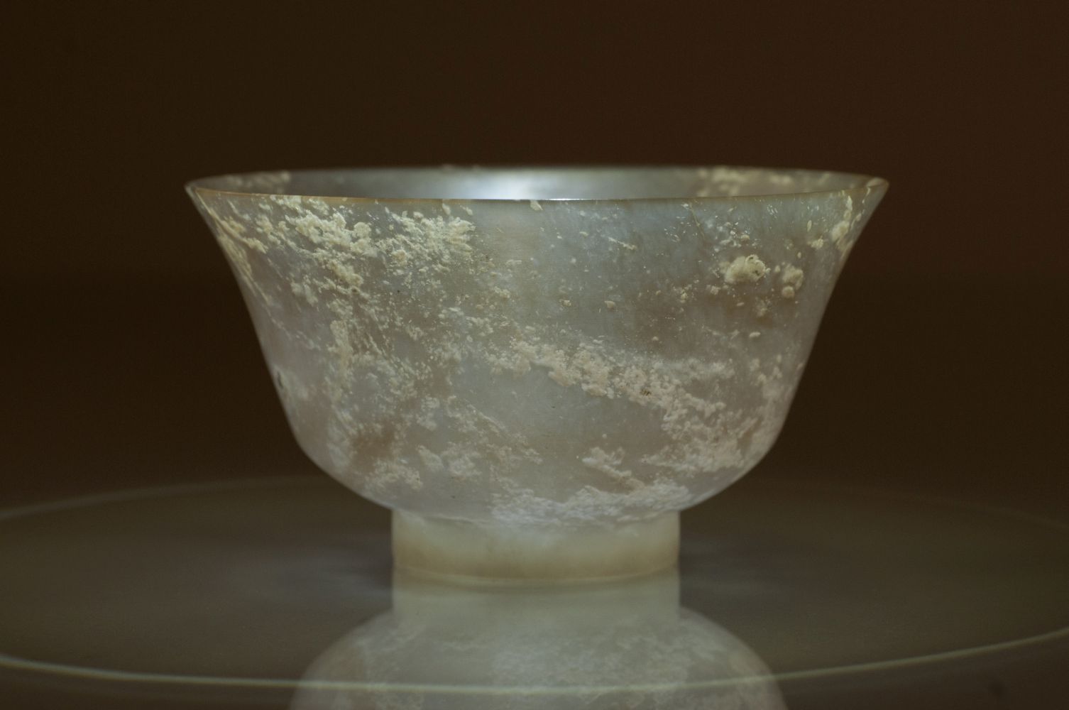 A Rare Finely Carved Jade Bowl