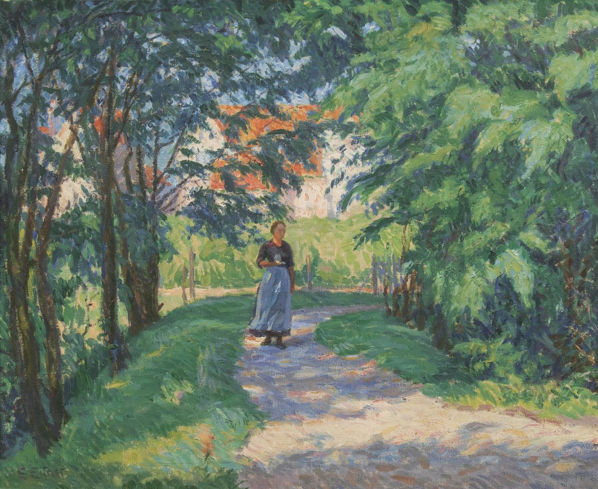 Woman in a Park