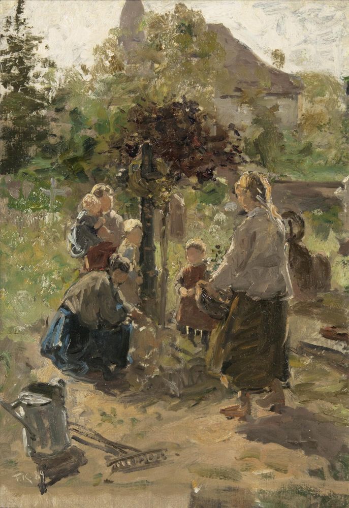 Kinder im Garten