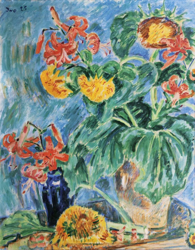 Large Still Life with Sun Flowers