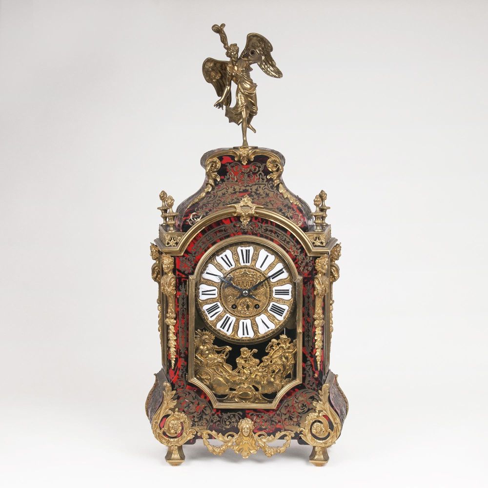 A large Napoleon III Pendule with Nike Figure