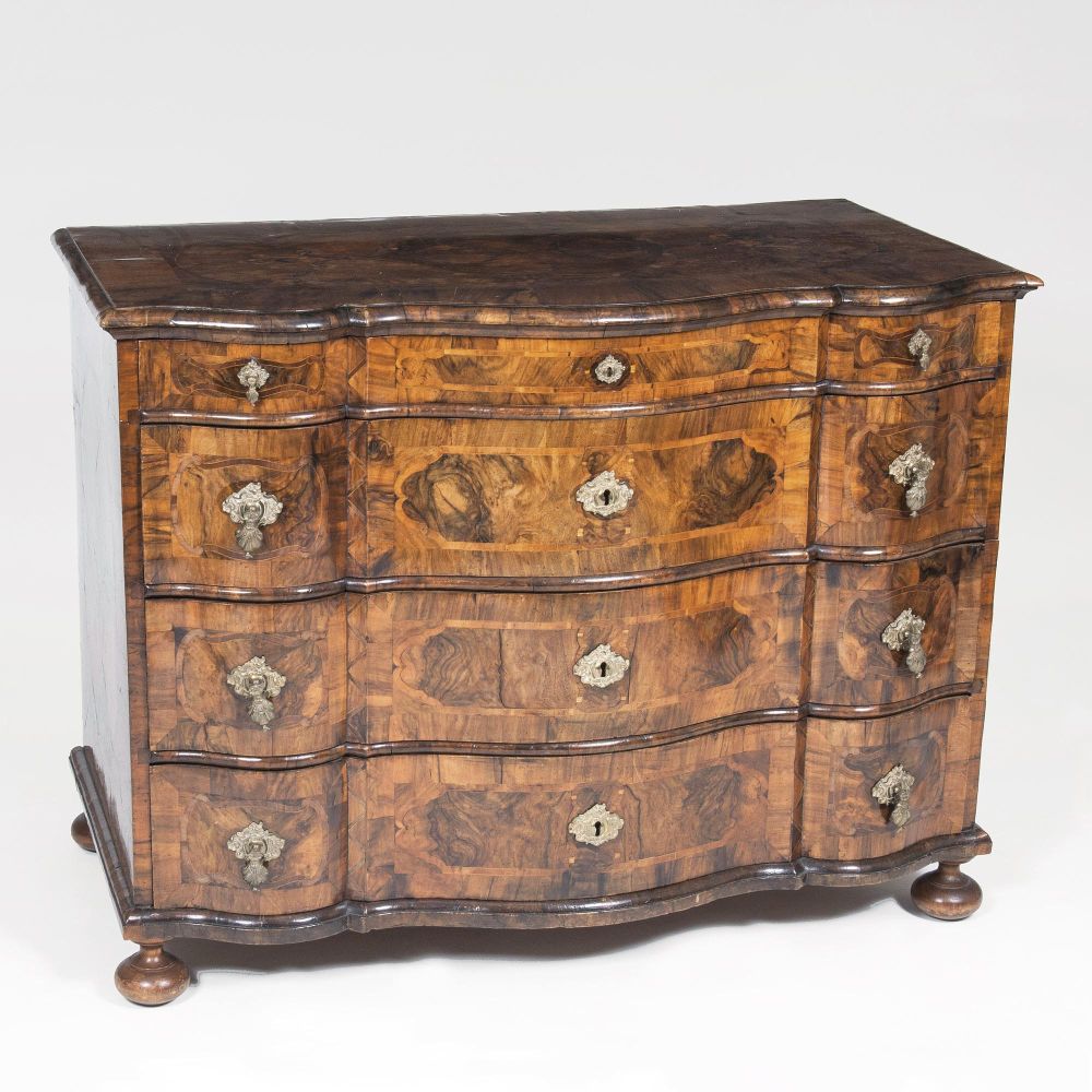 A Baroque Commode with Strapwork Inlays