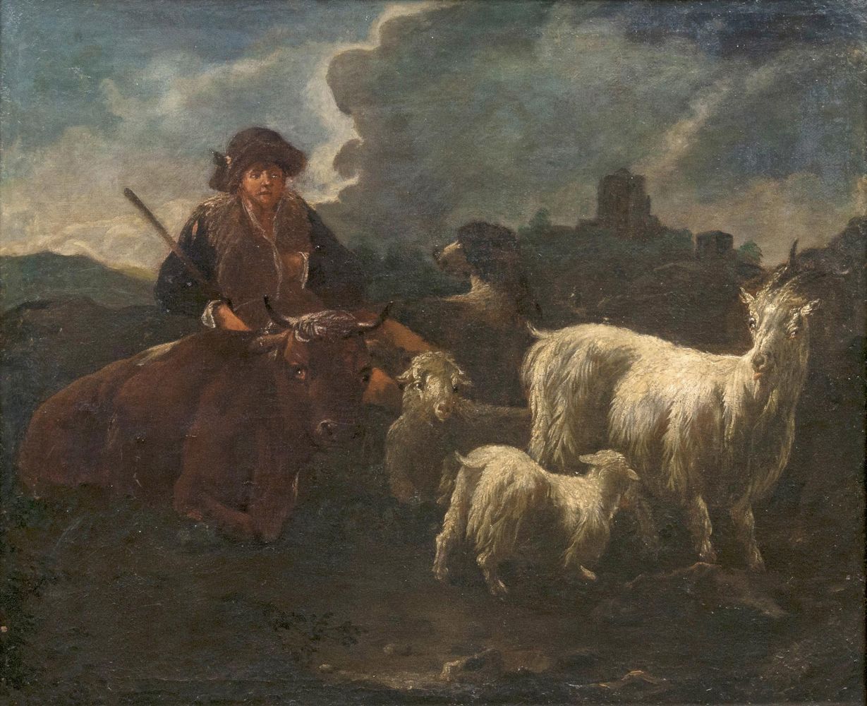 Drover with Animals