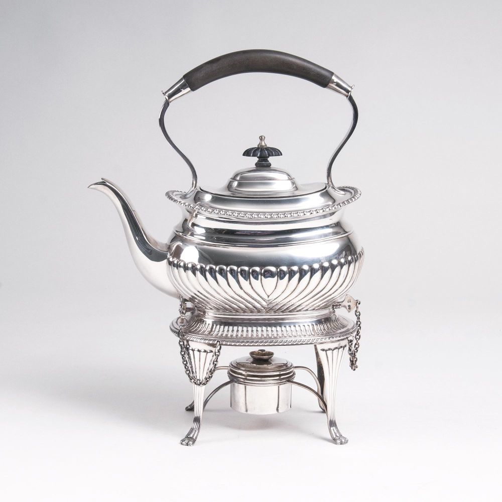 An English Tea Pot on Rechaud