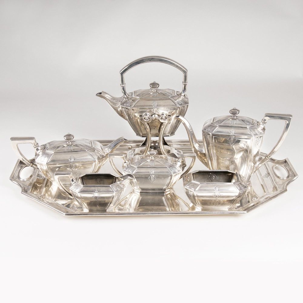 An Impressive Coffee- and Tea Set on Serving Tray