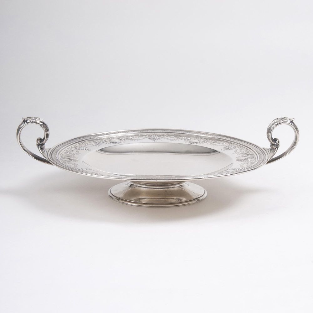 Tazza Tray with Floral Decor