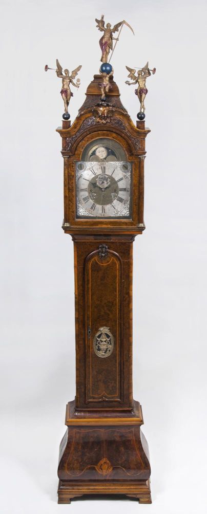 A large Dutch Long Case Clock with Carillon