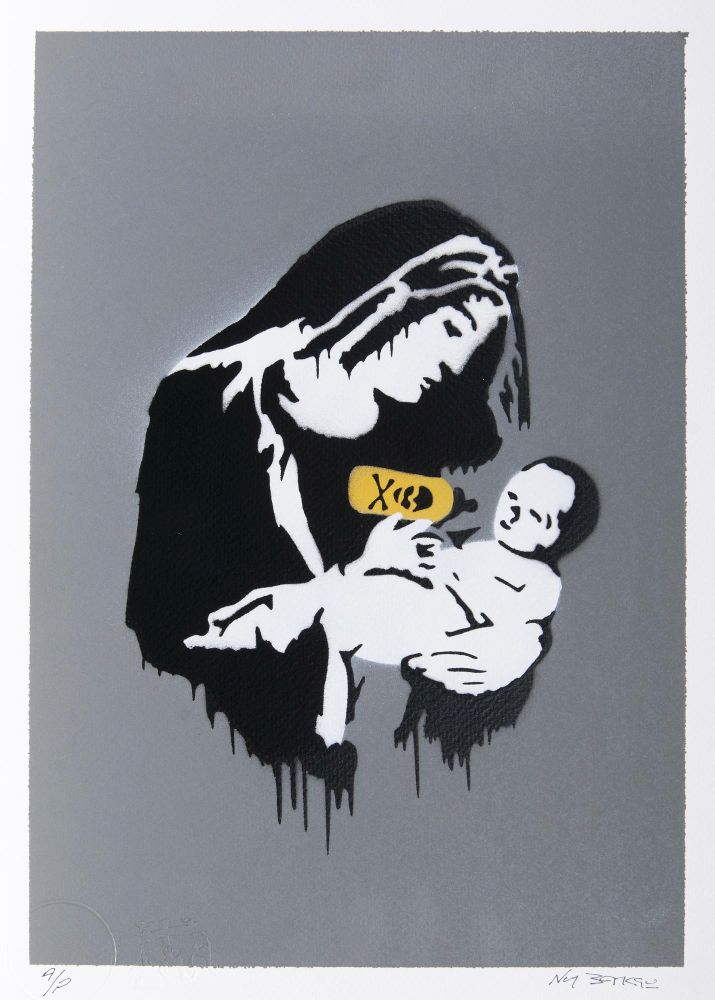 Harry Adams, alias Not Banksy - Toxic Mary Toxic Mary