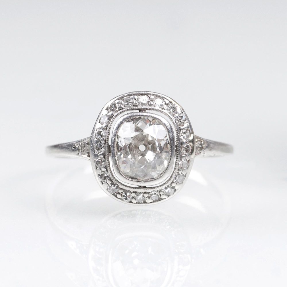 A Solitaire Ring with Old Cut Diamond - image 2