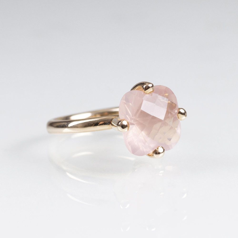 A Pink Quartz Ring