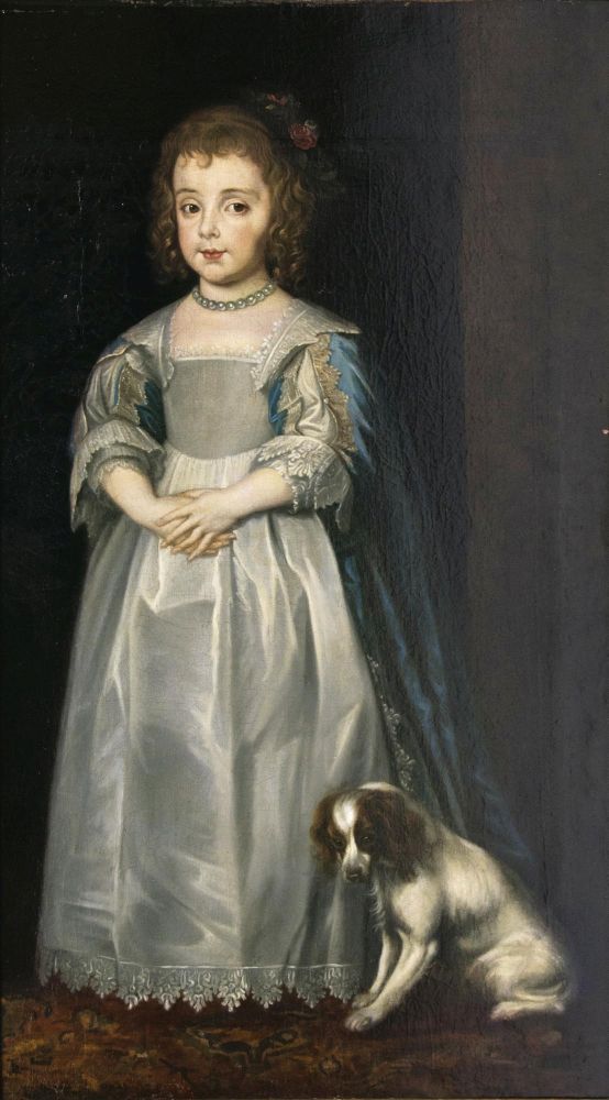 Paar Gegenstücke: Charles II. und seine Schwester Mary als Kinder