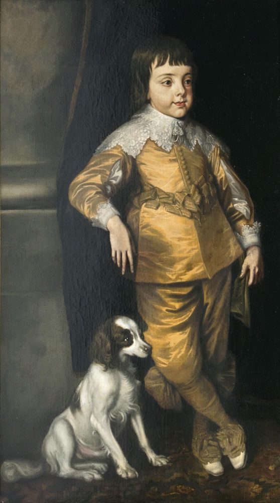 Paar Gegenstücke: Charles II. und seine Schwester Mary als Kinder - Bild 2