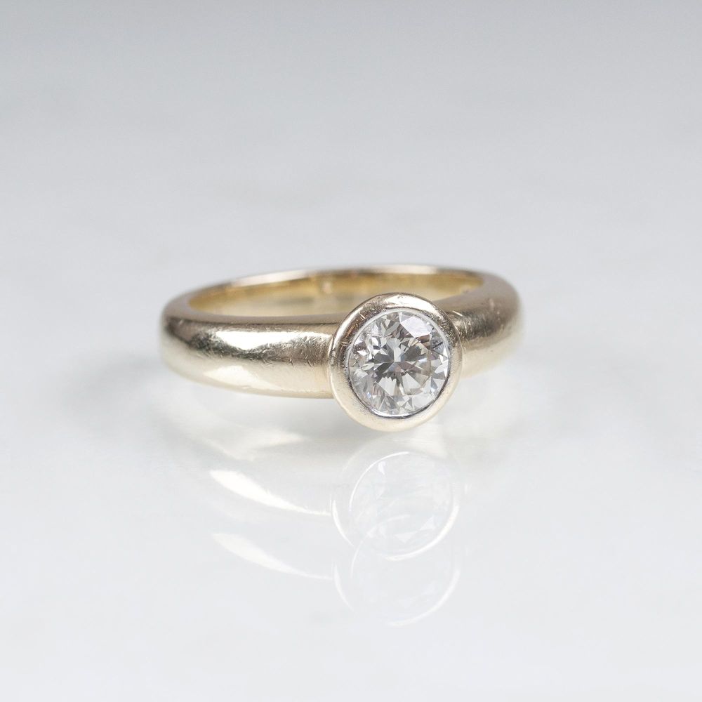 A Solitaire Diamond Ring - image 2