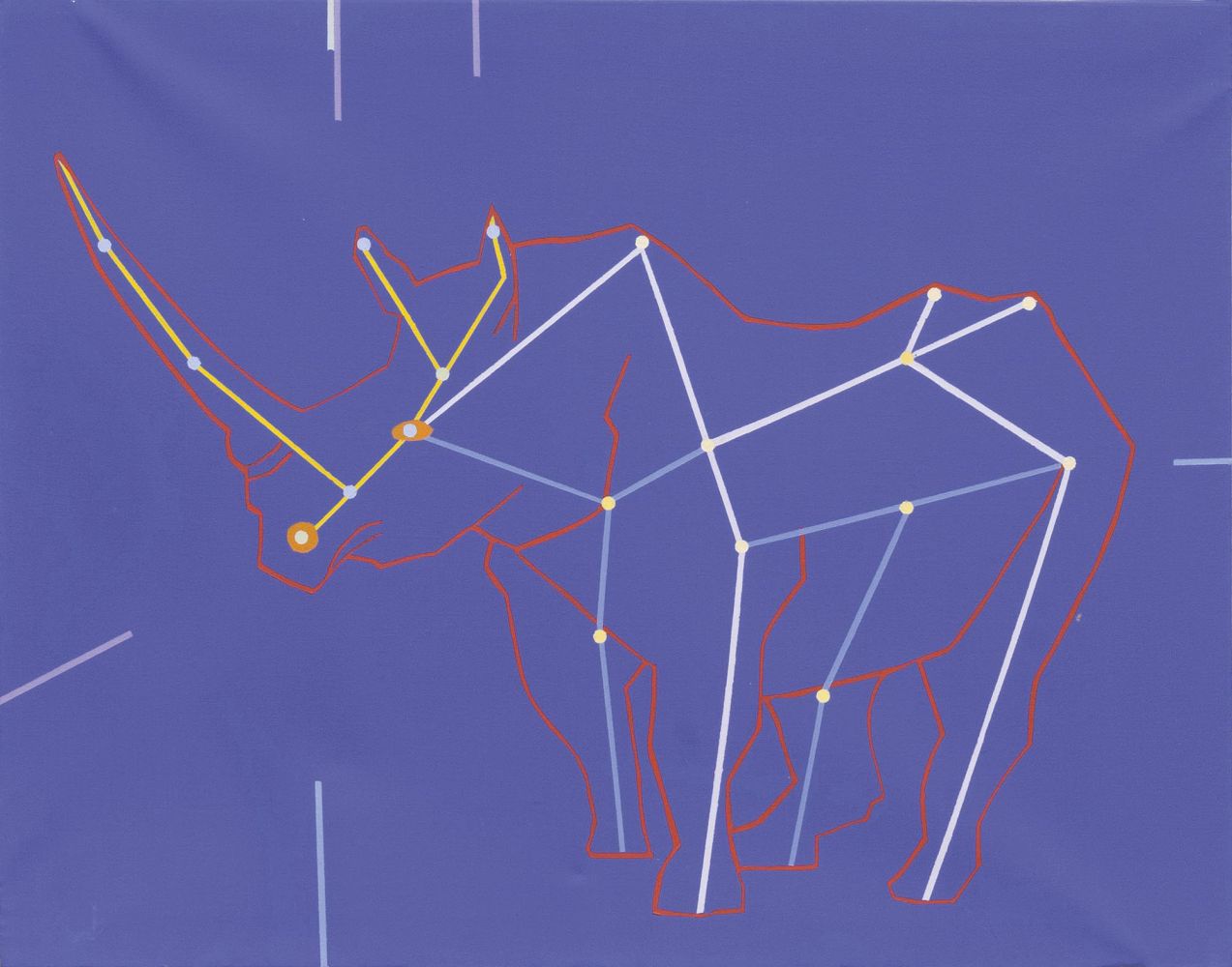 Constellation of the rhinoceros