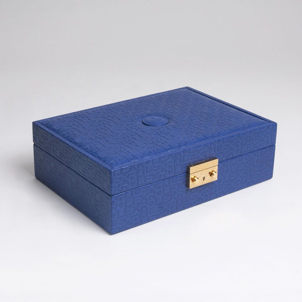 Rolex Jewellery and Watch Case in Blue