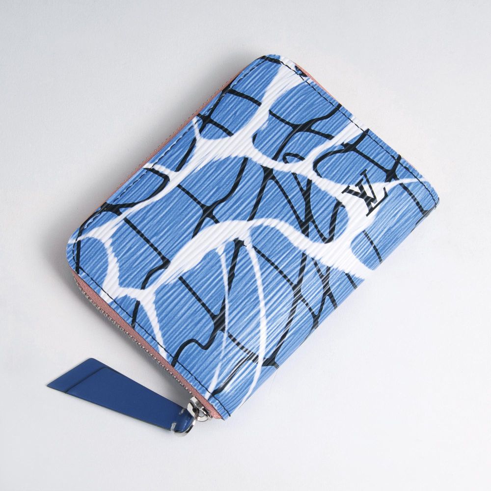 A Zippy Coin Wallet 'Aqua Pattern'