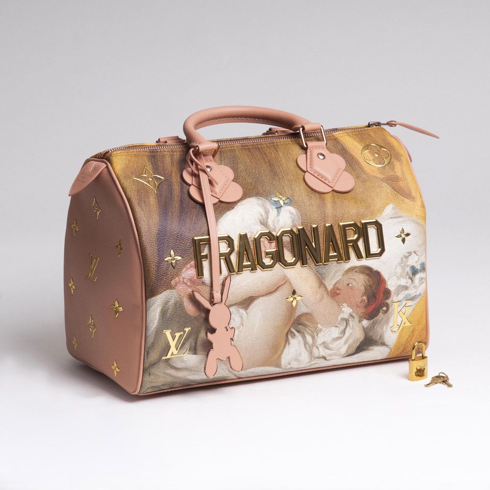 An Iconic LV x Koons Speedy 30 'Fragonard'