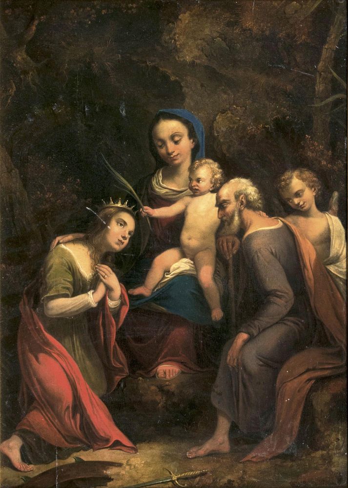 The mystic Marriage of St. Catherine