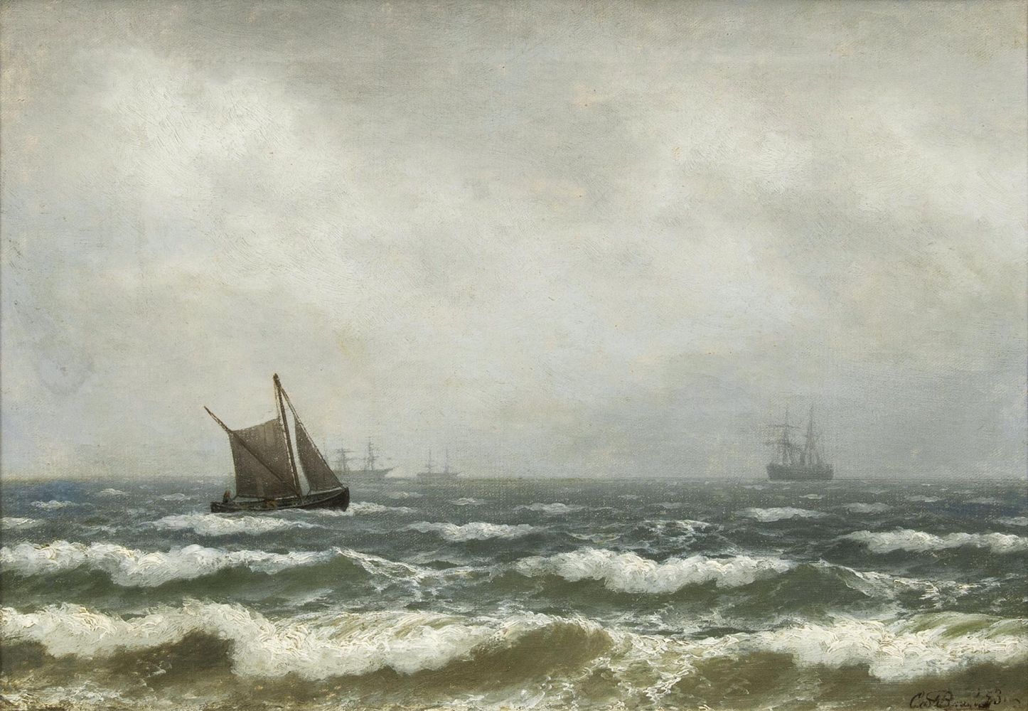 Ships on Sea