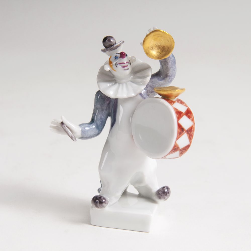 Figur 'Clown mit Trommel und Becken'