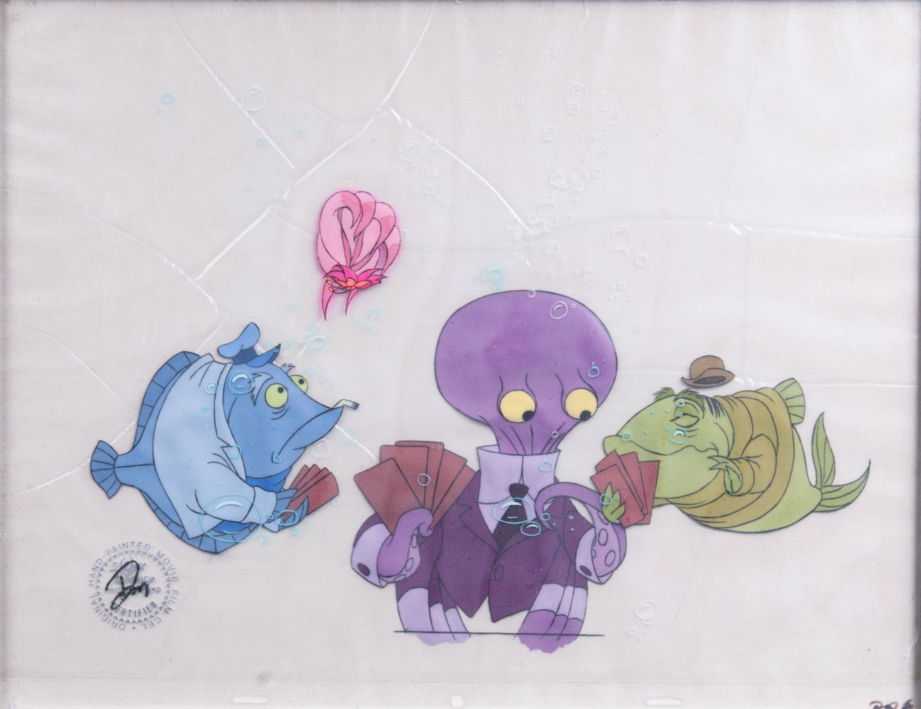 Hand painted Animation Cel from Disney's 'Bedknobs and Broomsticks'
