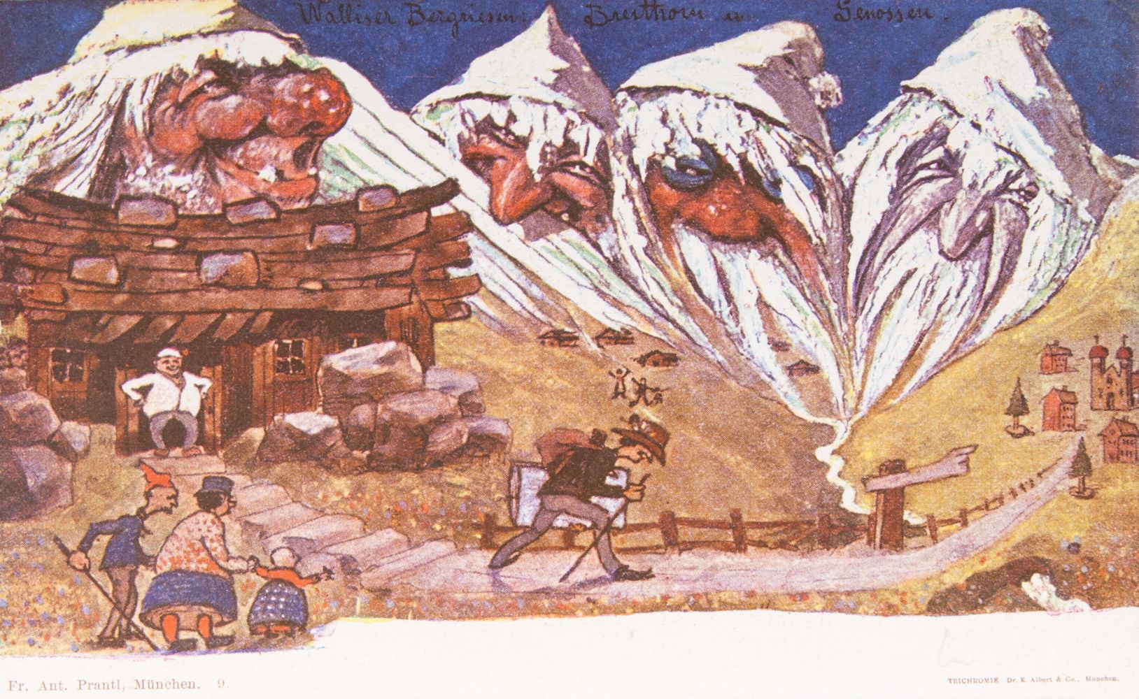 Fünf Bergpostkarten - Bild 4