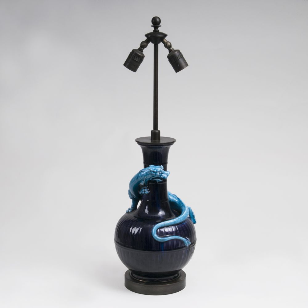 Drachen-Vase als Tischlampe - Bild 2