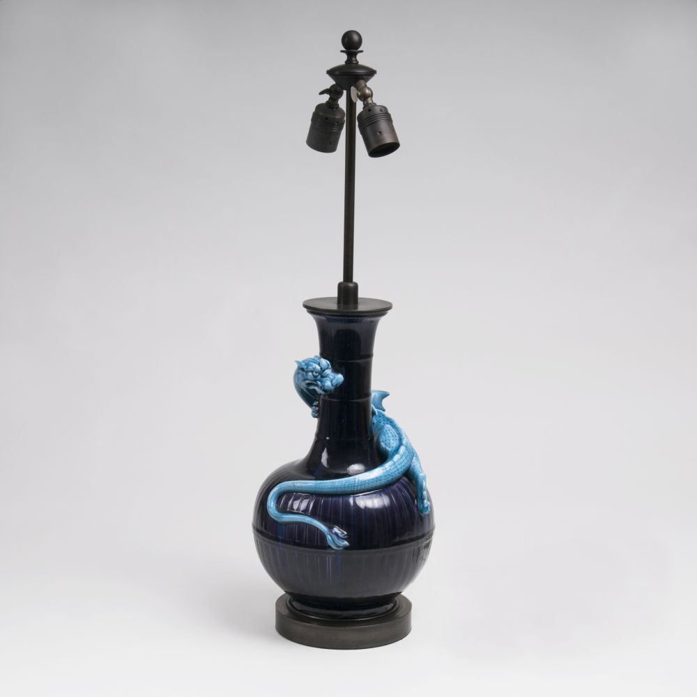 A Dragon Vase as Table Lamp - image 3