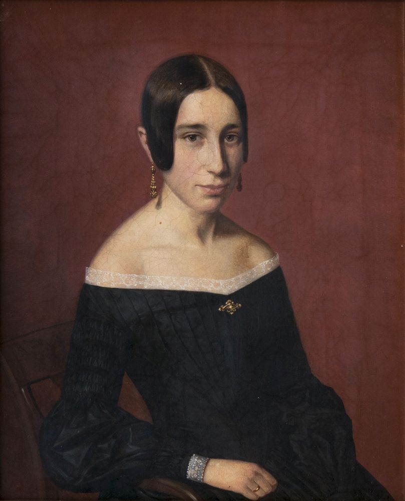 Andreas Herman Hunaeus - Portrait of a young Lady Portrait of a young Lady