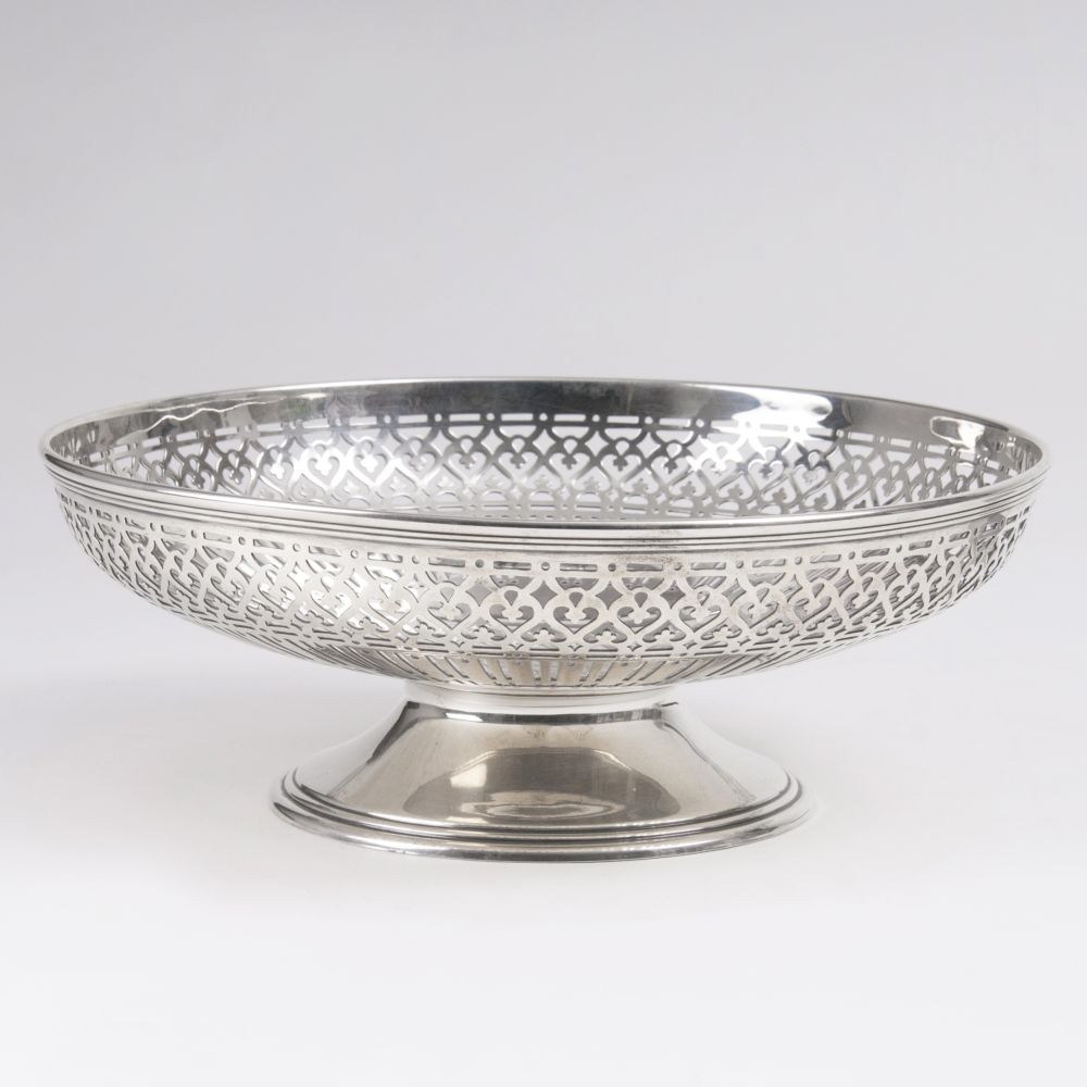 A Small Footed Bowl in Fretwork