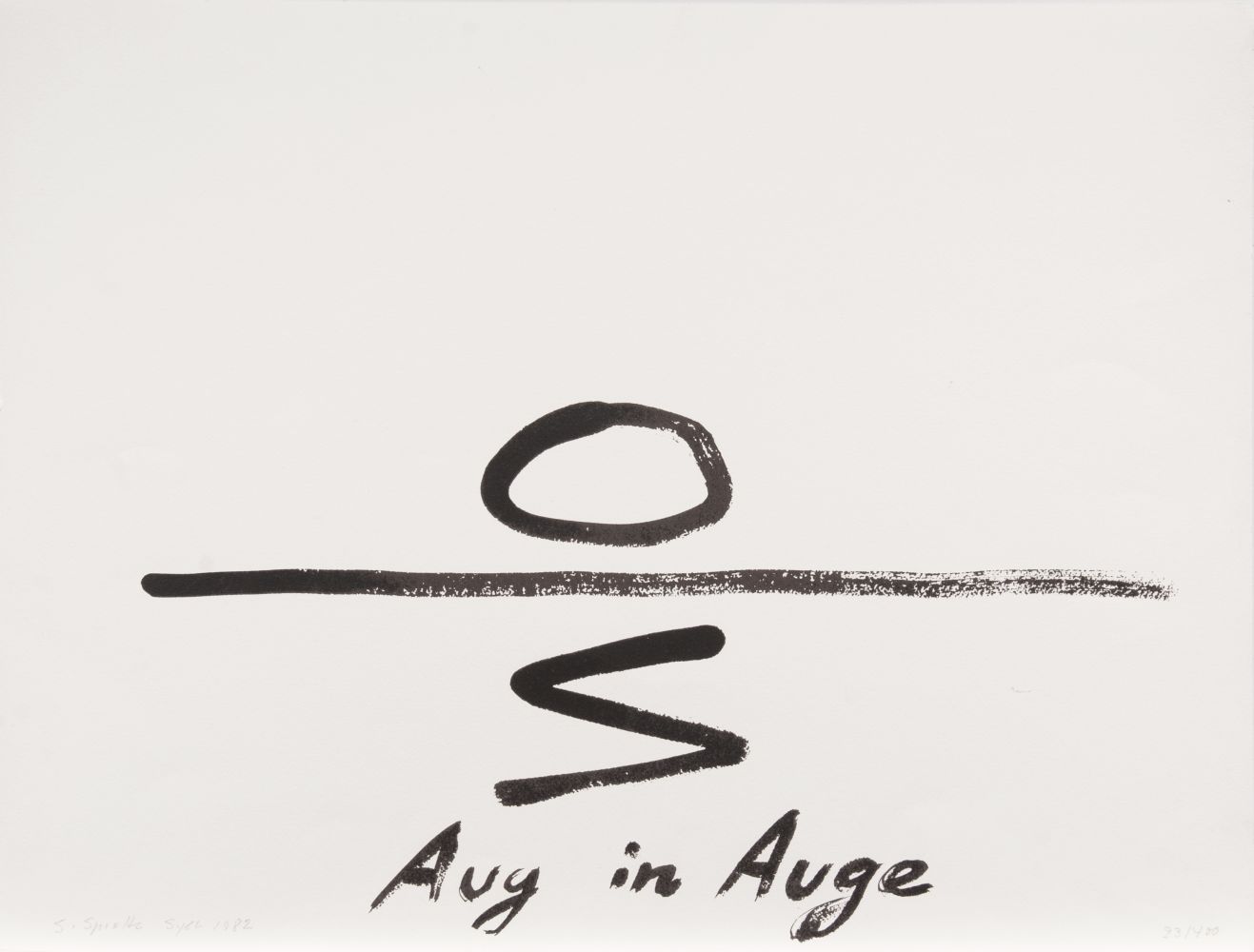Siegward Sprotte - Aug in Auge Aug in Auge