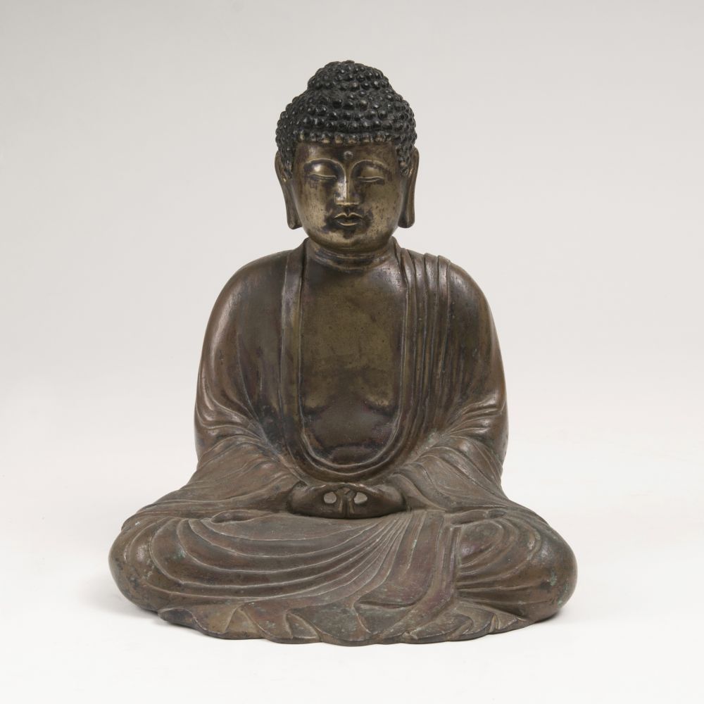 Figur  des sitzenden Buddha Amida