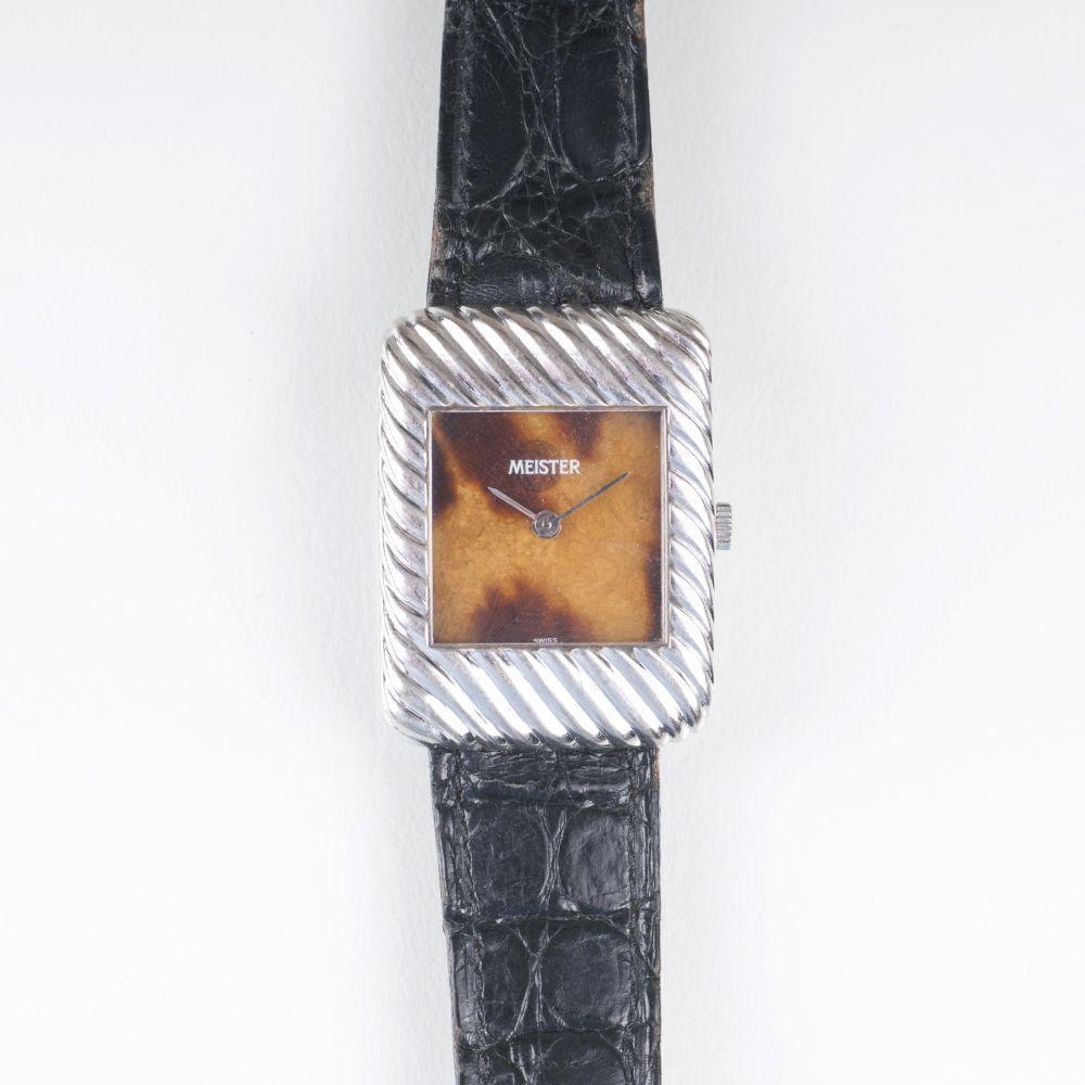 Gérald Genta, Schweitzer Uhrendesigner seit 1961 - A Ladie's Wristwatch 'Meister' A Ladie's Wristwatch 'Meister'