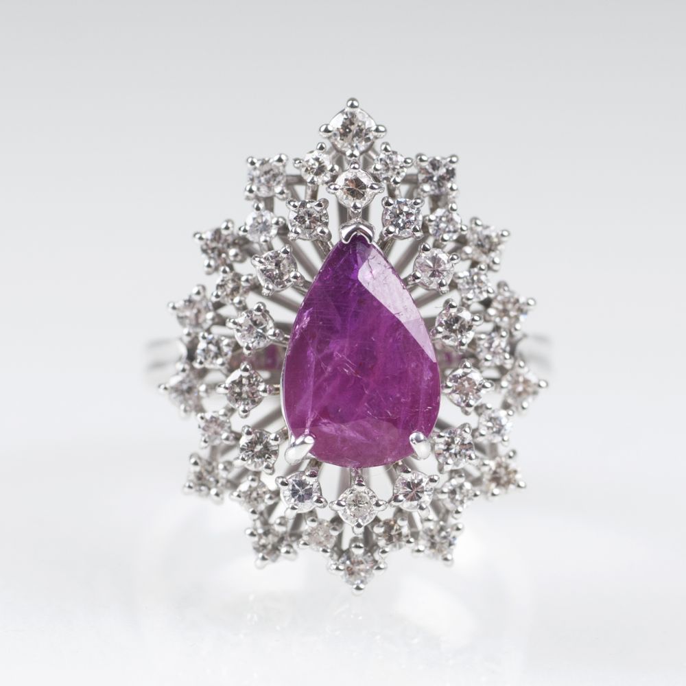 A Ruby Diamond Ring - image 2