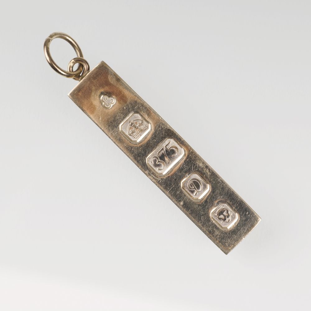 A Pendant 'Gold Bar'