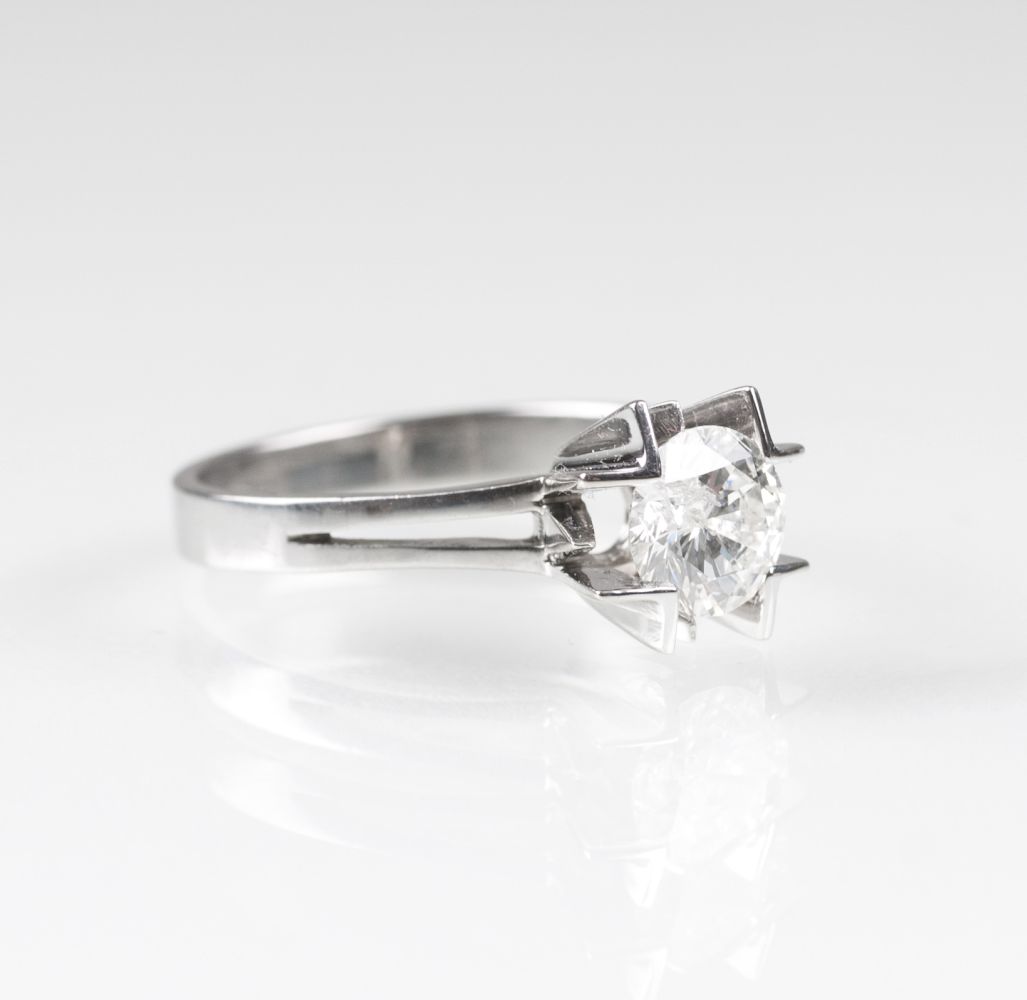 A Solitaire Diamond Ring - image 2