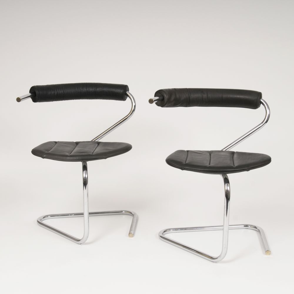 Stefan Wewerka - A Pair of Design Icons Cantilever Chair 'B5' for Tecta A Pair of Design Icons Cantilever Chair 'B5' for Tecta